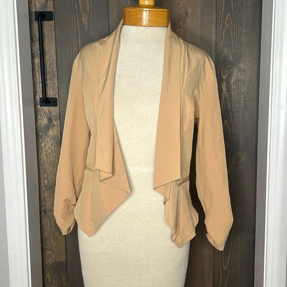 Tan lightweight blazer